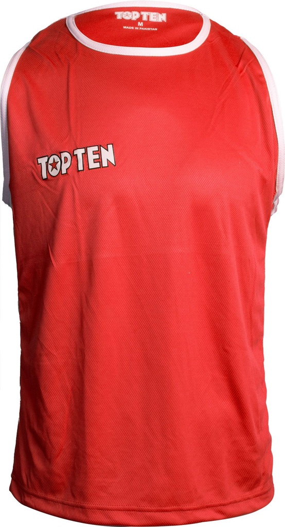 Top Ten Boxing Tank Top WB Competition, Rot