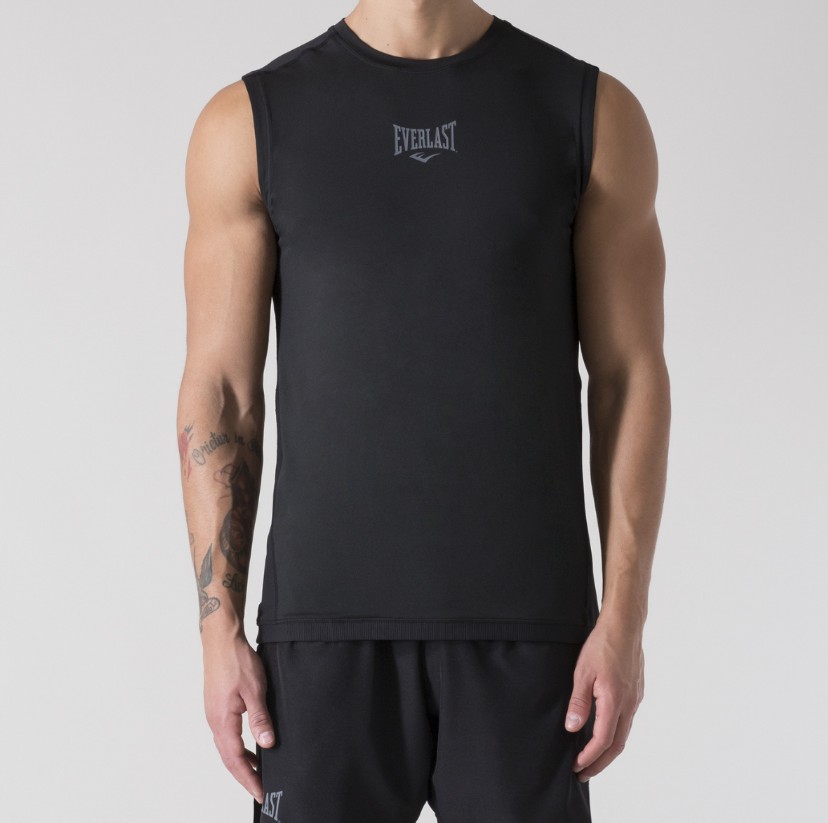 Everlast Compression Tank Top, Black