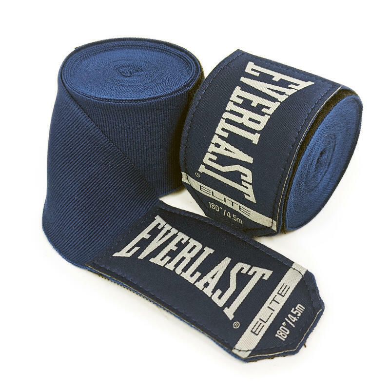 Everlast Boxbandagen Elite 4,5m Halbelastisch, Blau