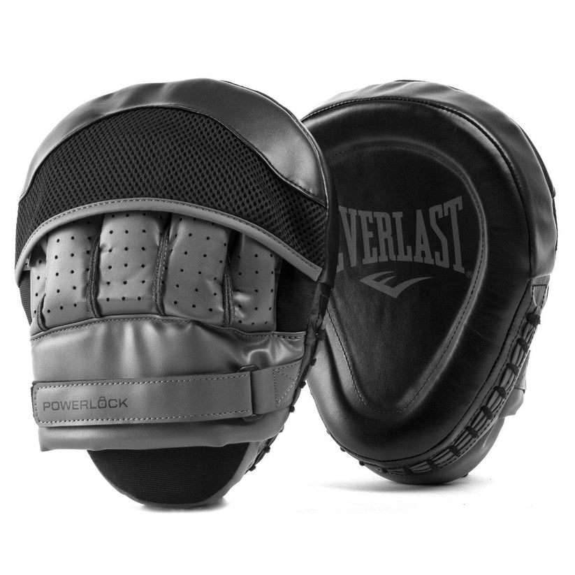 Everlast Punch Mitts Powerlock, Black-Gray