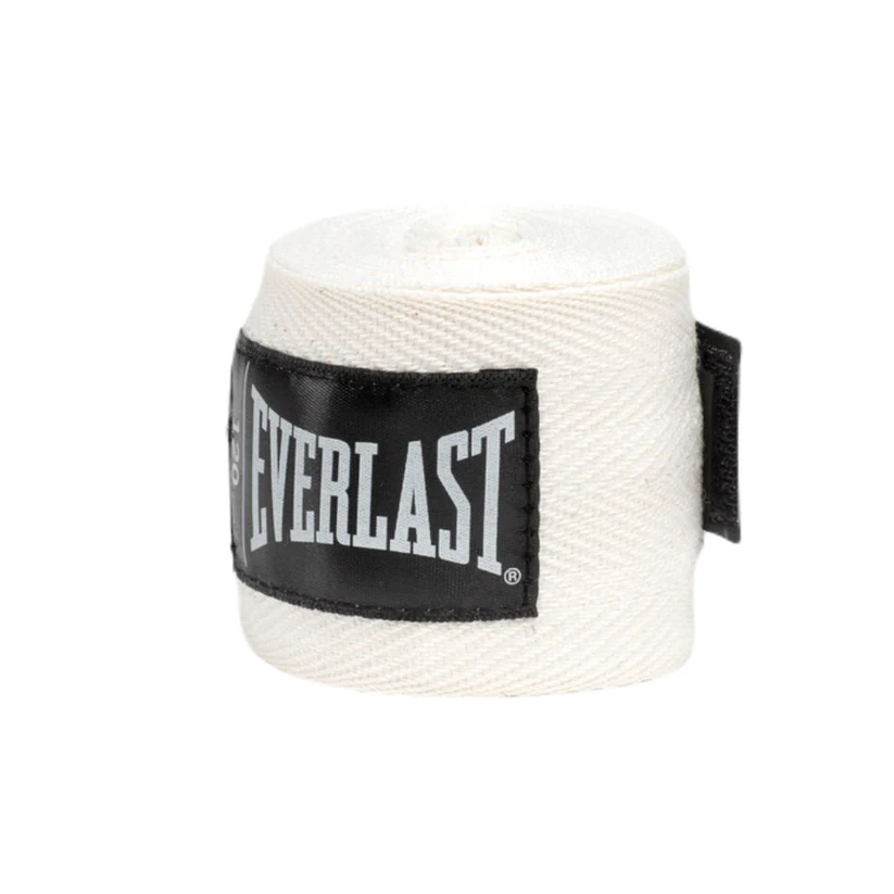 Everlast Hand Wraps 3m Not Elastic, White
