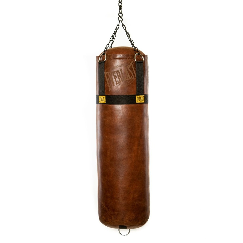Everlast Boxsack 1910 Old School 120x35cm, 40kg, Braun