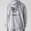 Everlast Hoodie Square Logo Zipped, Gray