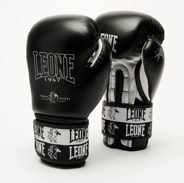 Leone Boxhandschuhe Iconic, Schwarz
