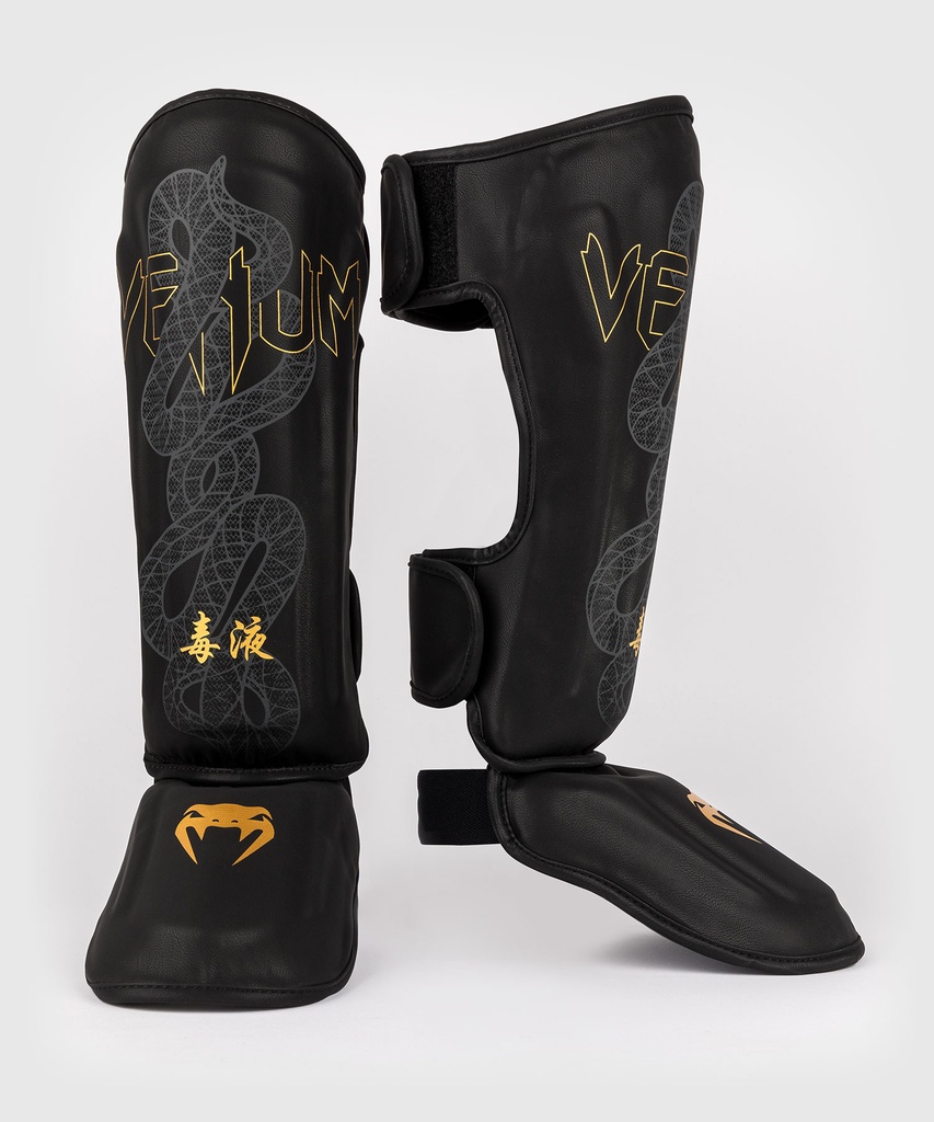 Venum Shin Guards Serpenti, Black
