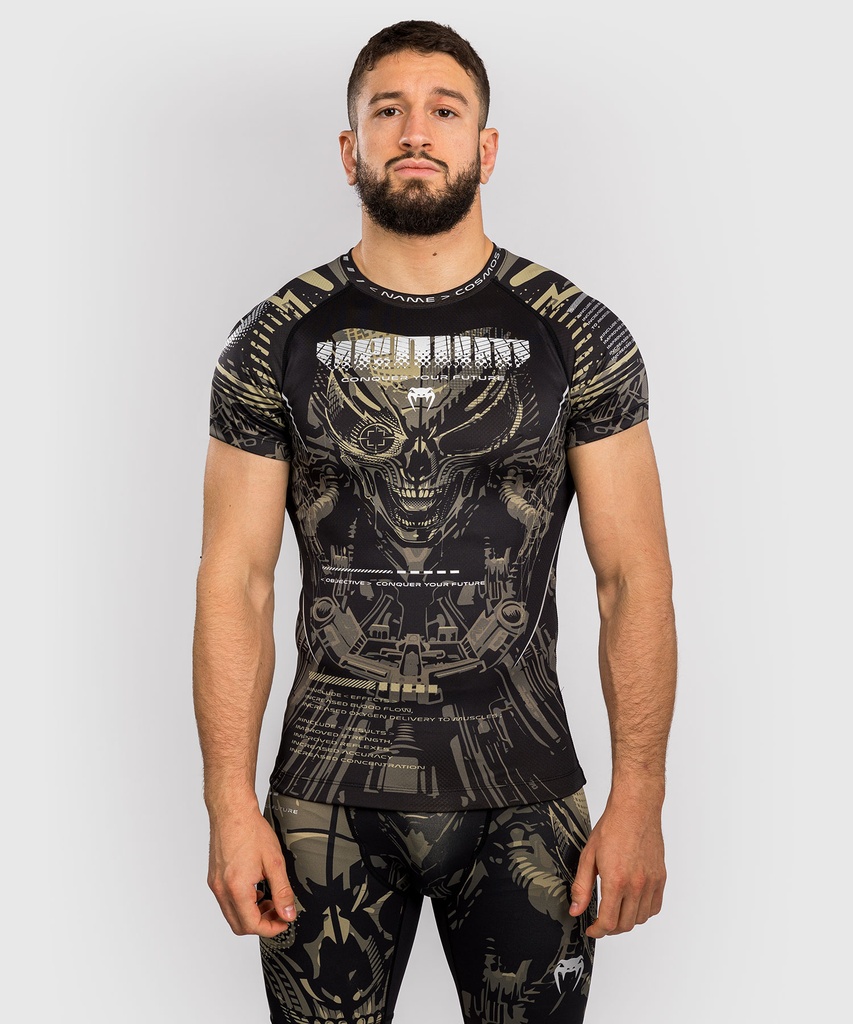 Venum Rash Guard Invader, Schwarz
