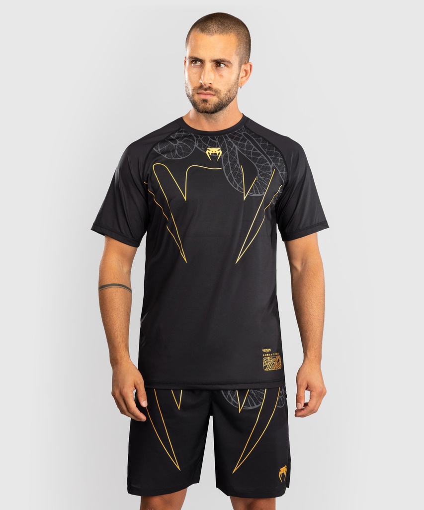 Venum T-Shirt Dry Tech Serpenti, Schwarz