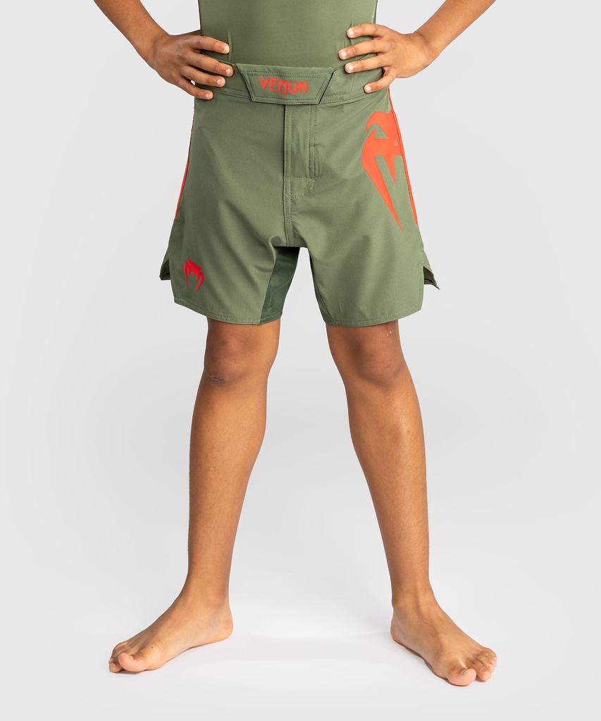 Venum Fight Shorts Light Kids, Khaki-Orange