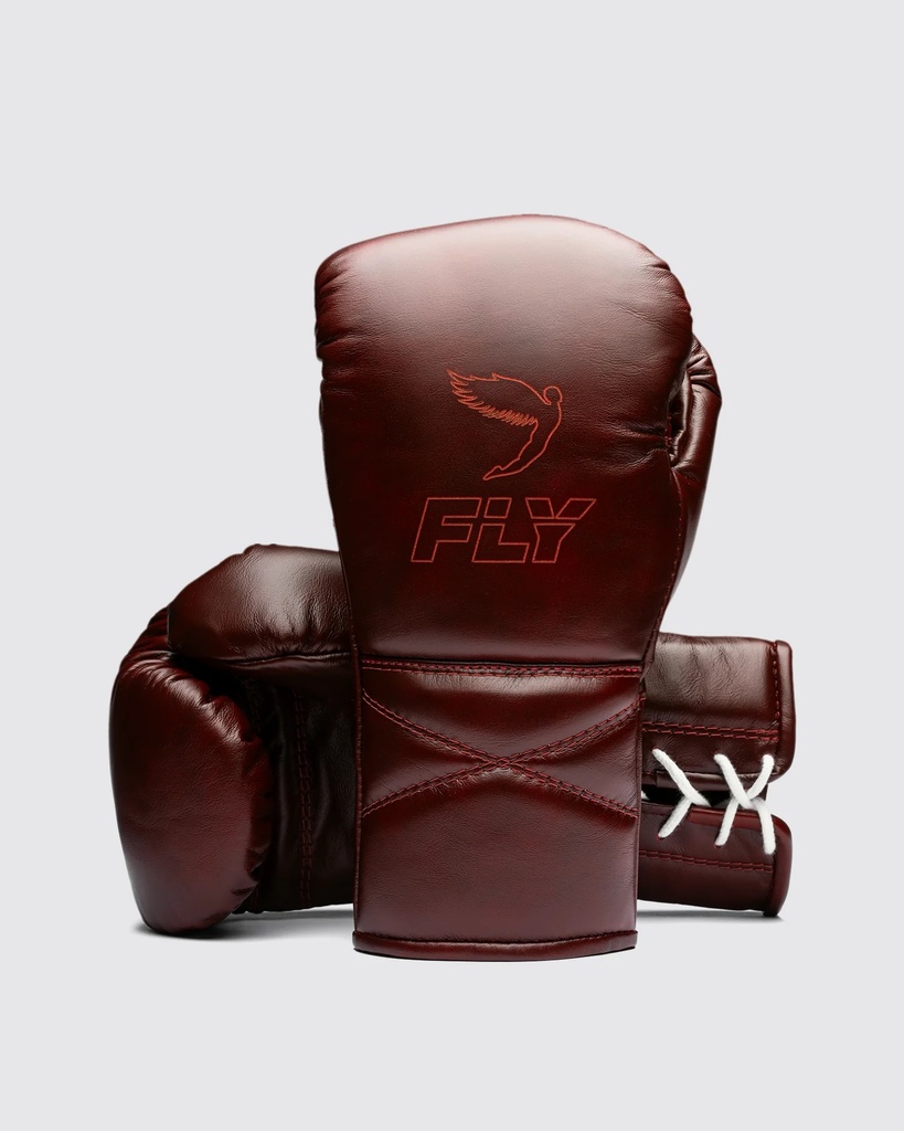Fly Boxhandschuhe Superlace 2, Ochsenblutfarbe