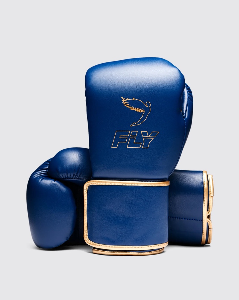 Fly Boxhandschuhe Superloop Pro X 2, Blau-Gold