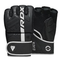 RDX MMA Gloves Sparring F6 Kara, Black-White