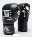 Leone Boxing Gloves Shock Pro with Laces, Black