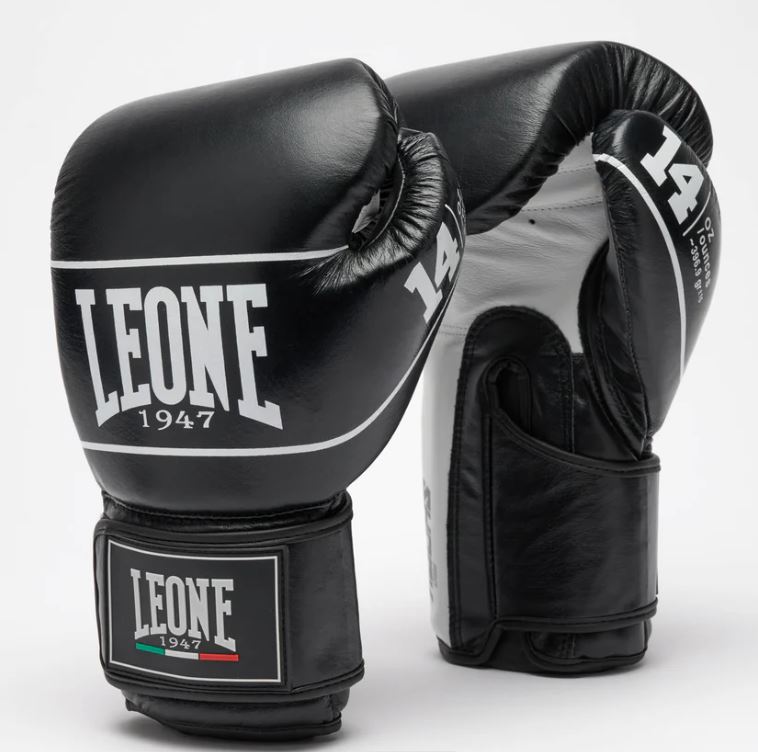 Leone Boxhandschuhe Shock Pro, Schwarz