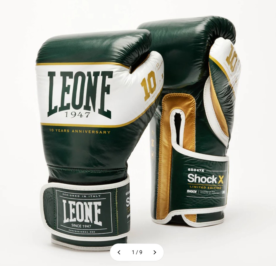 Leone Boxing Gloves Shock X, Green