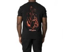 Rival T-Shirt Faded Gloves mit Spandex, Schwarz