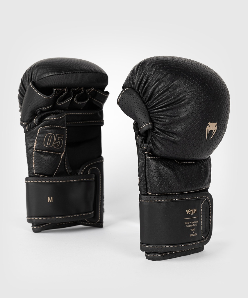 Venum MMA Gloves Sparring Impact Evo Scales, Black