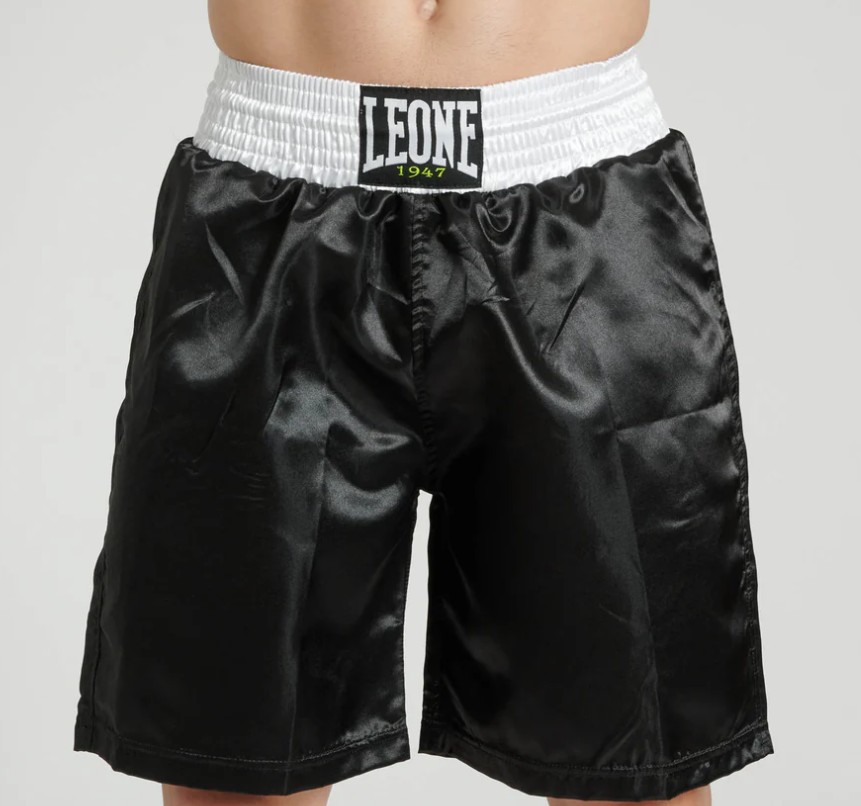 Leone Boxing Shorts Color Block, Black