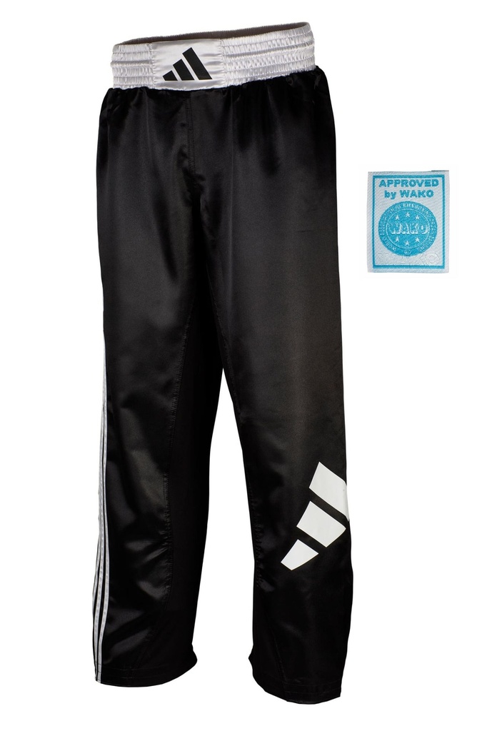 adidas Kickboxing Pants WAKO, Black-White