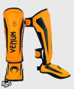 Venum Schienbeinschoner Elite Kids, Neonorange