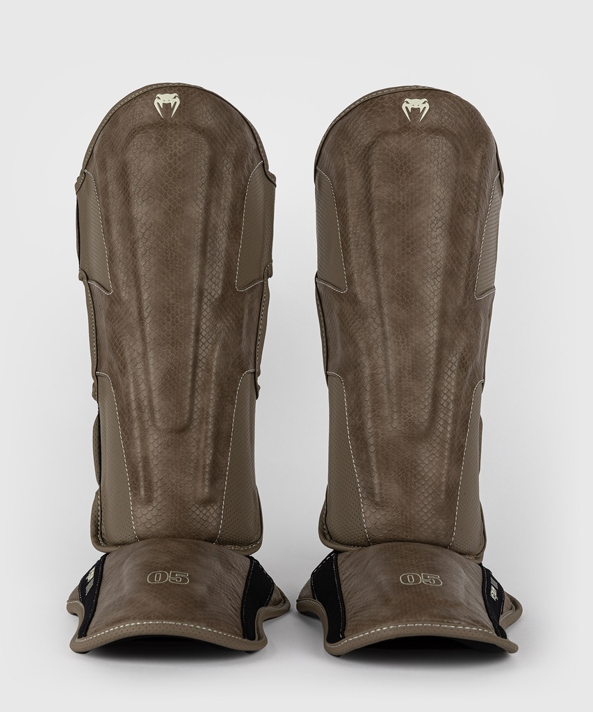Venum Shin Guards Impact Evo Scales, Brown