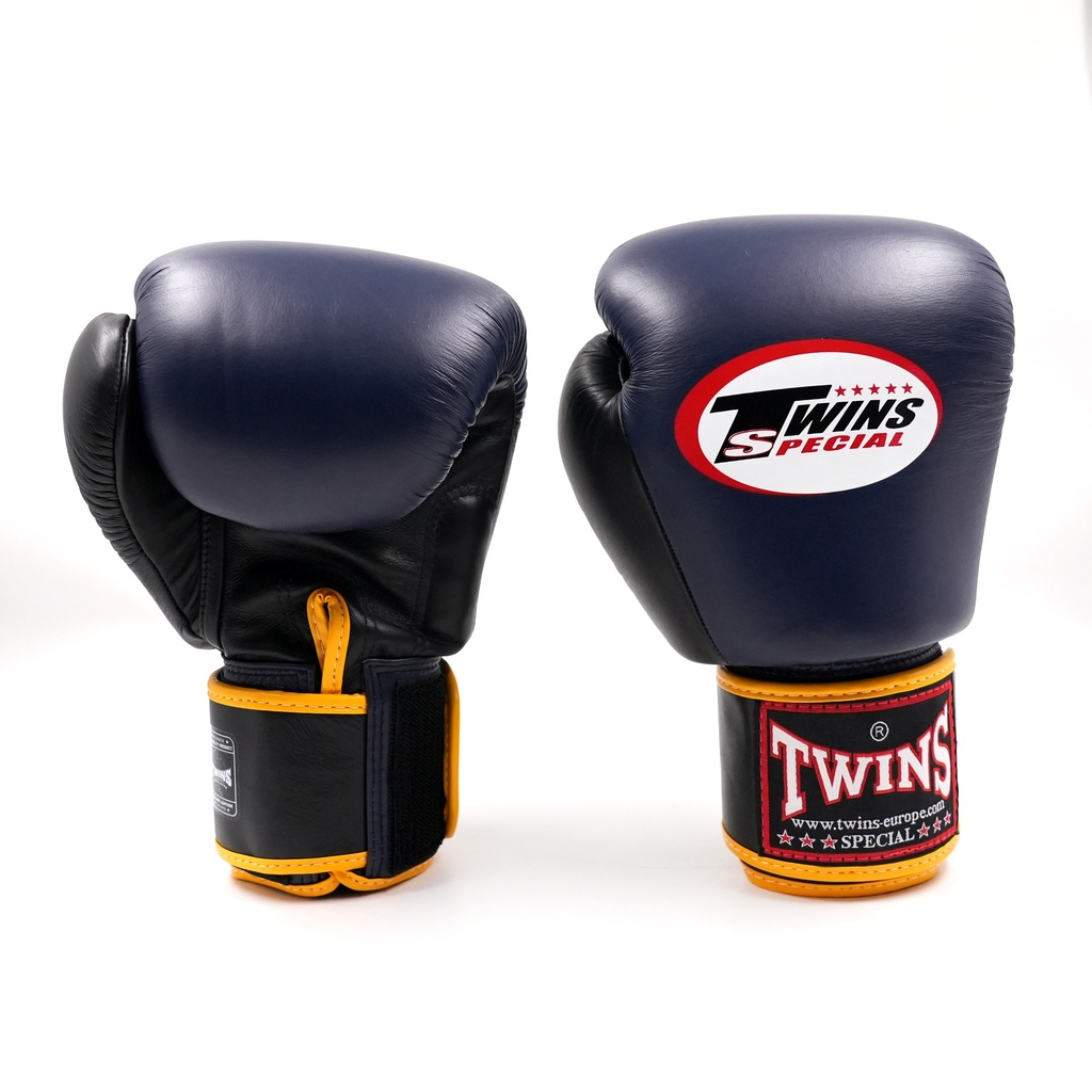 Twins Boxing Gloves BGVL-3-2T, Blue-Black-Yellow