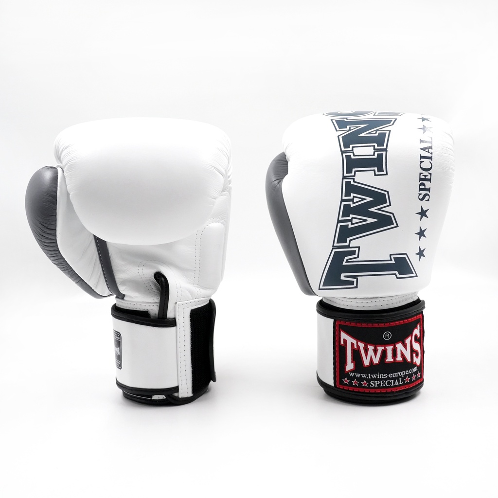 Twins Boxing Gloves BGVL-8, White-Gray