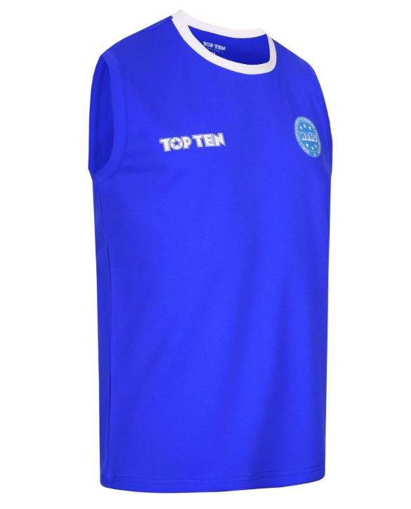 Top Ten Tank Top WAKO Kick Light Basic, Blau