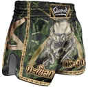 8Weapons Muay Thai Shorts Bone Island, Olive Green
