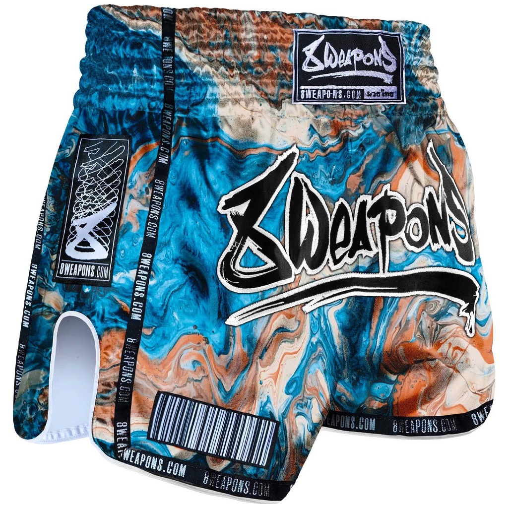 8Weapons Muay Thai Shorts Vivo Magma, Blau