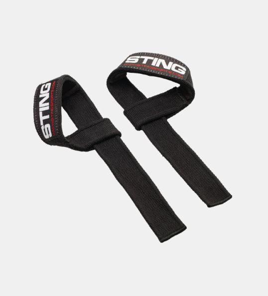 Sting HD Lifting Straps, Black