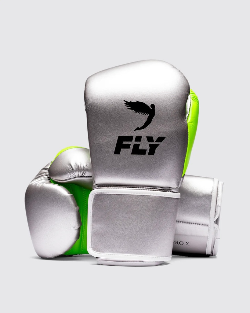 Fly Boxhandschuhe Superloop Pro X 2, Silber-Grün