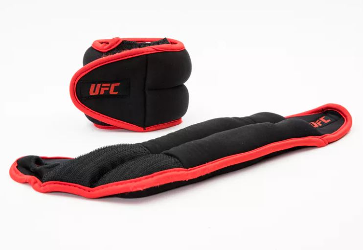 UFC Gewichtsmanschetten 2x0,5kg, Schwarz-Rot