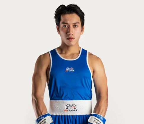 Rival Boxing Tank Top Amateur Competition, Blau