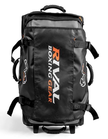 Rival Sports Bag with Wheels, Black
