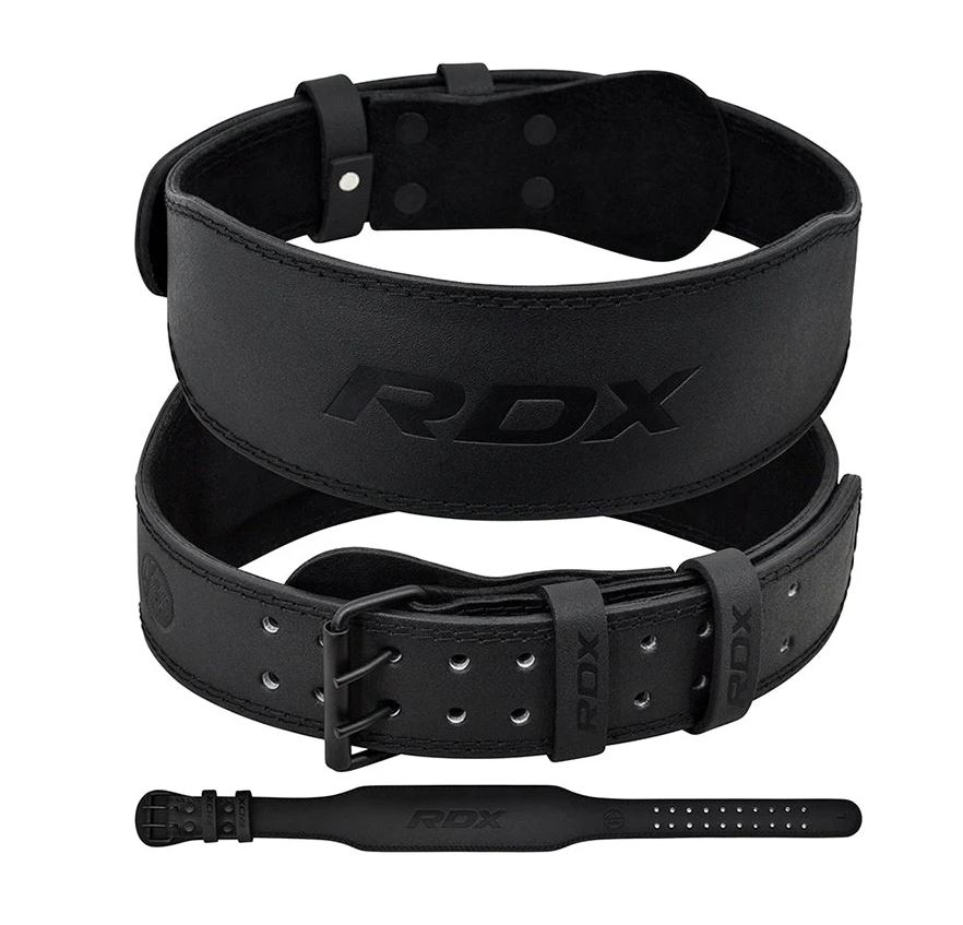 RDX Weightlifting Belt X4 Leather, Black