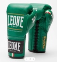 Leone Boxhandschuhe Shock Plus mit Schnürung, Grün