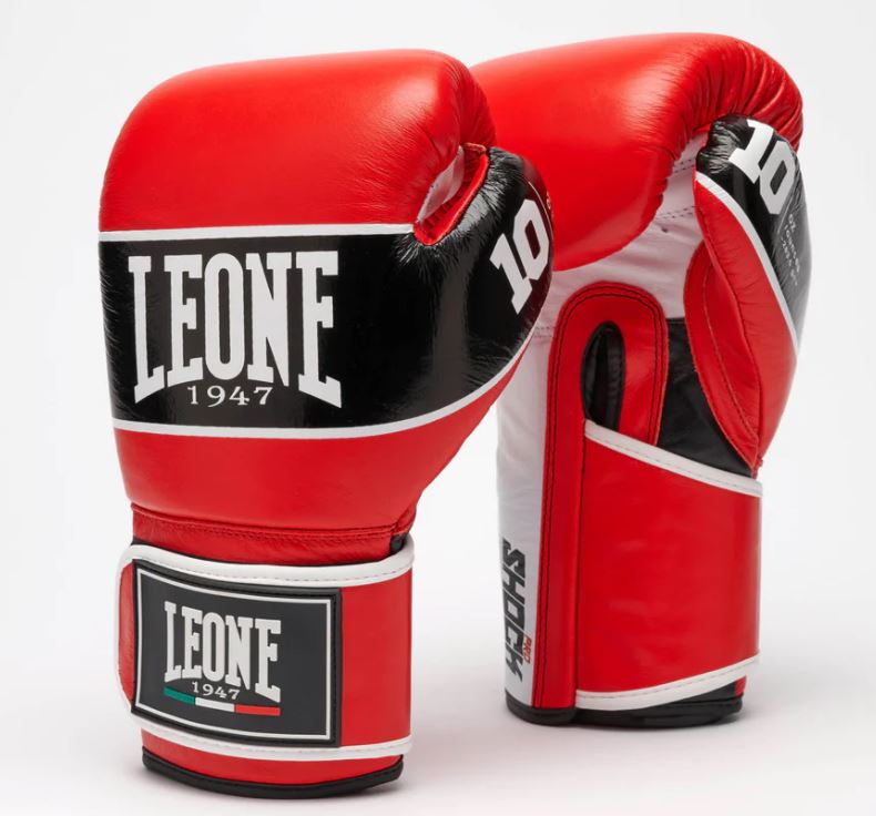 Leone Boxhandschuhe Shock Pro, Rot