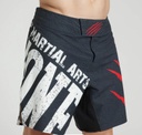 Leone Fight Shorts Primal Instinct, Schwarz-Rot