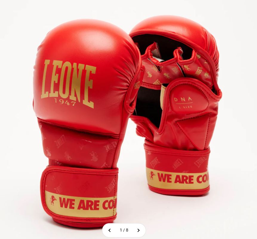 Leone MMA Handschuhe Sparring DNA, Rot