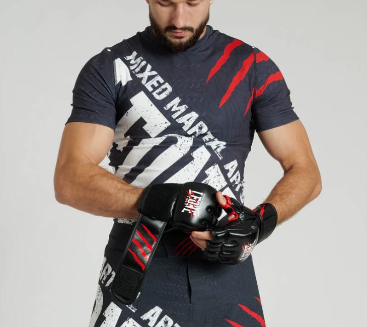 Leone Rash Guard Primal Instinct, Black-Red