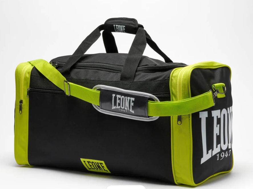 Leone Gym Bag Training, Black-Green
