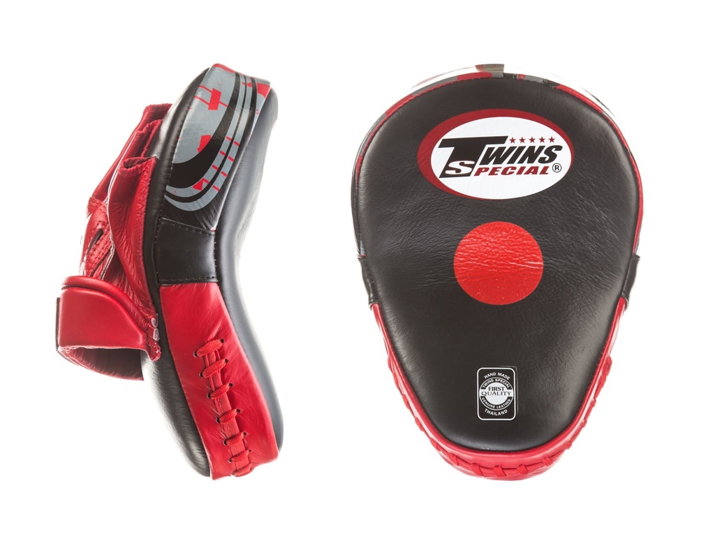 Twins Punch Mitts PML-10, Black-Red
