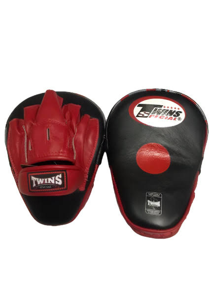 Twins Punch Mitts PML-10, Black-Red
