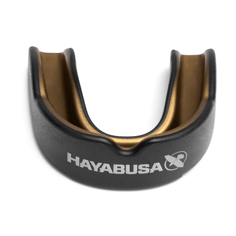 Hayabusa Mouthguard Combat Youth, Black-Gold