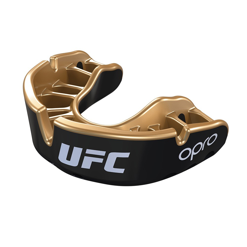Opro x UFC Mouthguard Gold Youth, Black-Gold