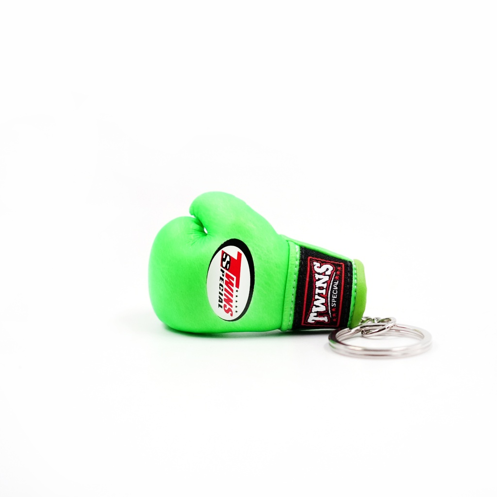 Twins Mini Boxing Glove Keyring, Green