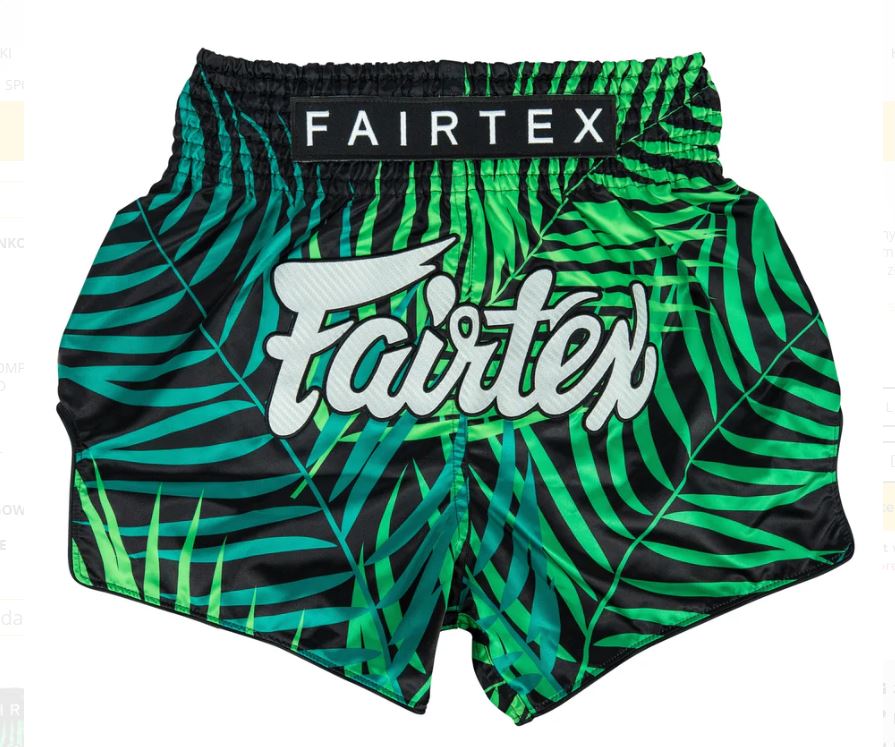Fairtex Muay Thai Shorts BS1945, Green