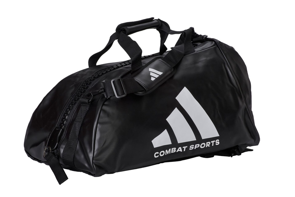 adidas Sporttasche/Rucksack COMBAT SPORTS M PU, Schwarz-Weiss