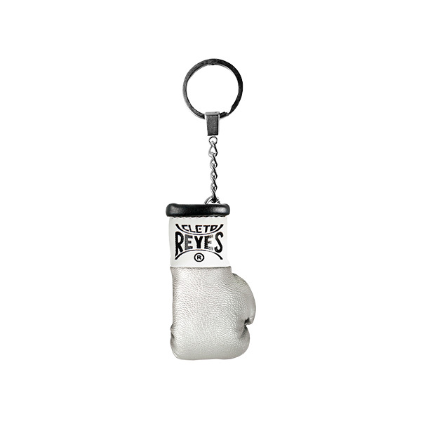 Cleto Reyes Mini Boxing Glove Keyring, Silver