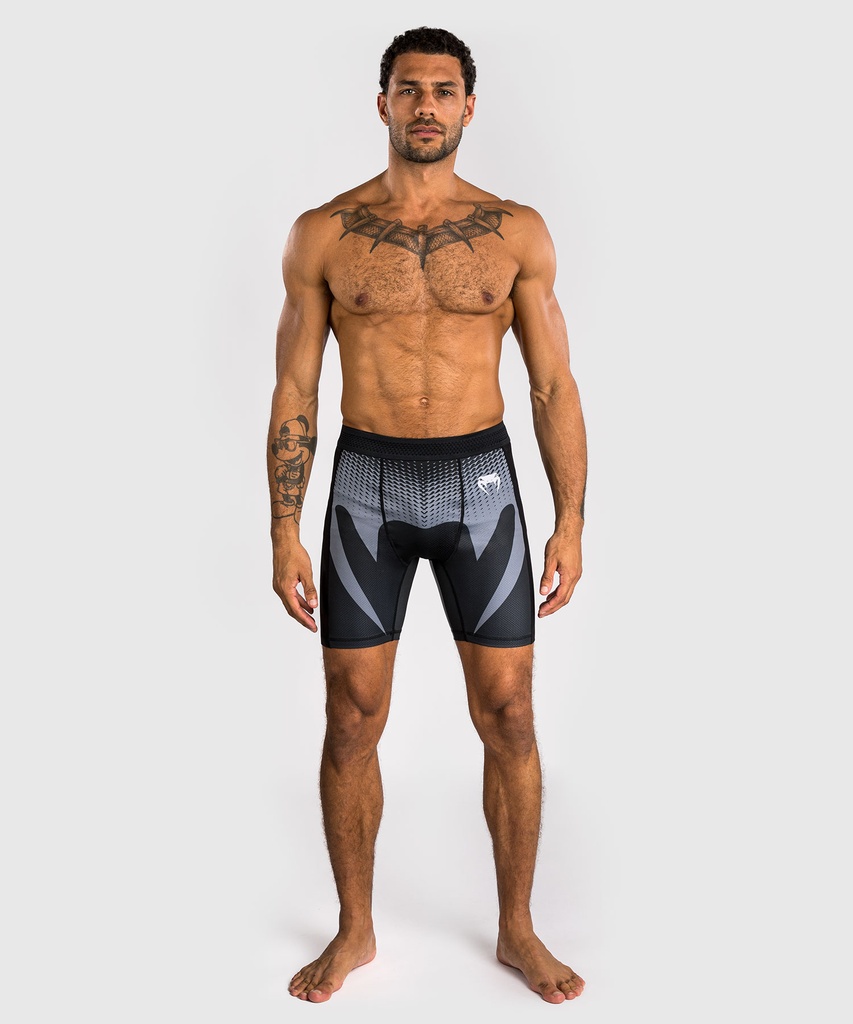 Venum Compression Shorts No Gi, Schwarz-Silber
